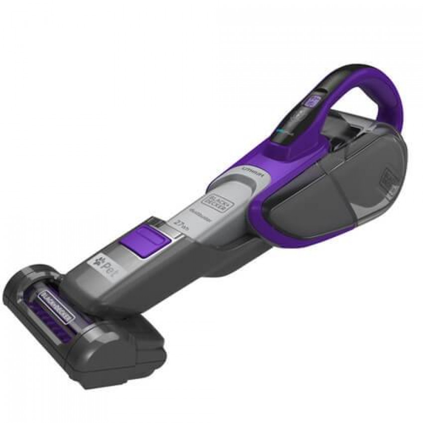 Акумуляторний пилосос BLACK DECKER, SmartTech, 10,8 Li-Ion, сухе прибирання, пов. потік 948 л/хв-DVJ325BFSP