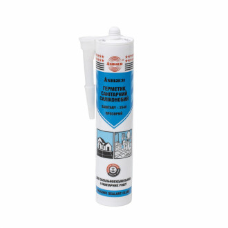 Герметик силіконовий санітарний 280мл (310г) ОАЕ ASMACO (2732201)-[articul]