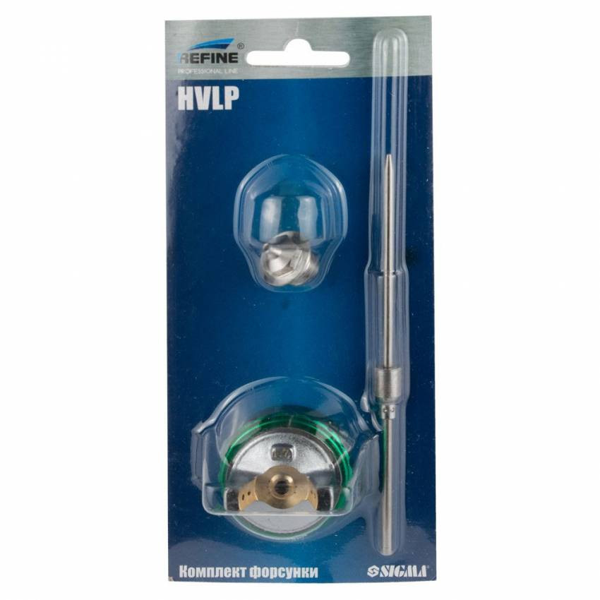 Комплект форсунки HVLP Ø1.7мм для 6812261 Refine (6817281)-6817281