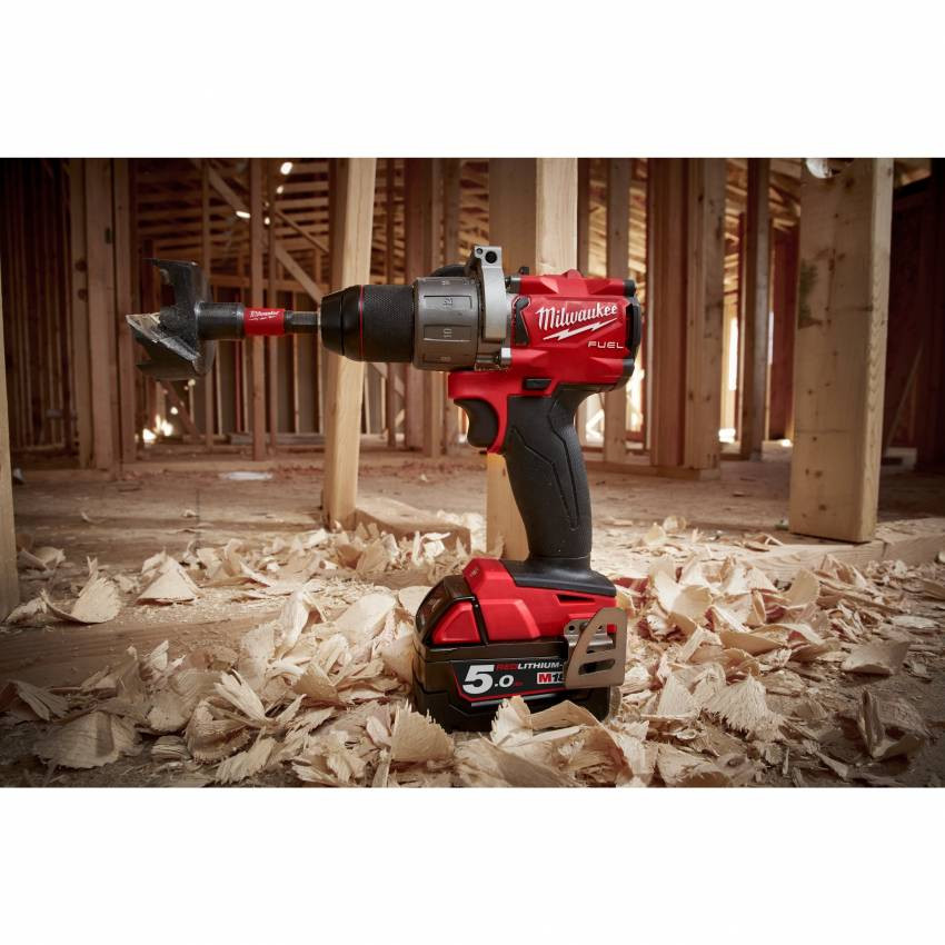 Дриль-шуруповерт акумуляторний MILWAUKEE, M18 FDD2-502X,135Нм (зарядний пристрій, 2 акум.Х 5Ач, HDкейс)-4933464267