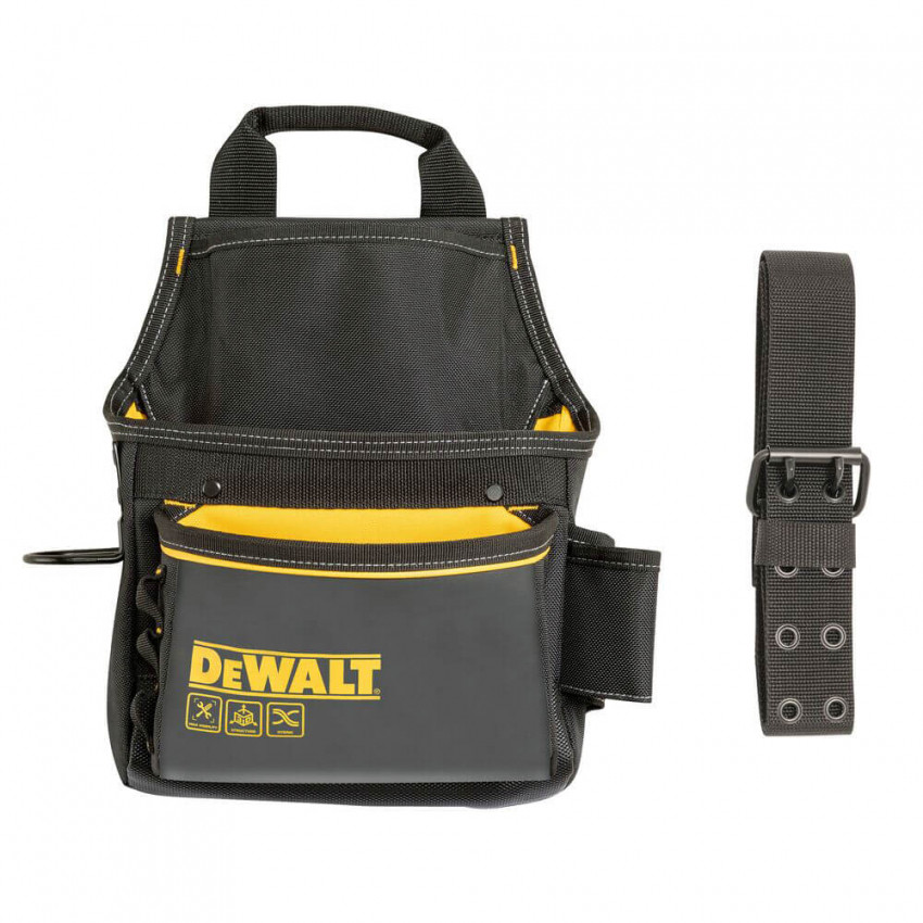 Професійна сумка для інструментів з ременем та скобою для молотка DeWALT DWST40101-1-DWST40101-1
