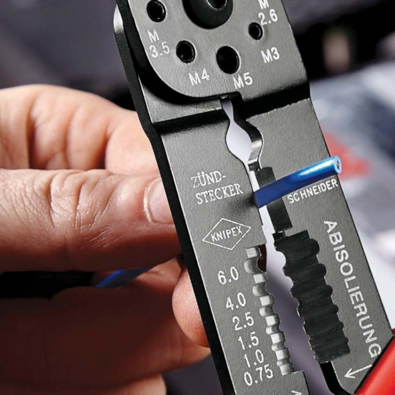 Кліщі зажимні для обпресування KNIPEX 97 21 215 SB-97 21 215 SB