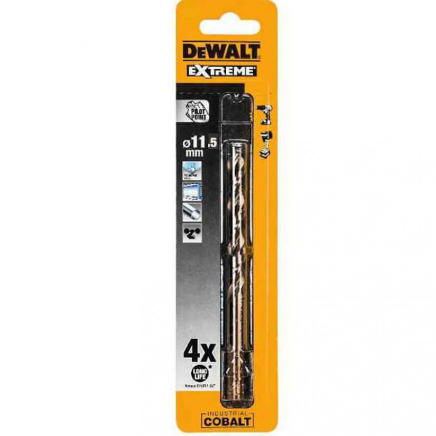 Свердло по металу EXTREME INDUSTRIAL COBALT DeWALT DT4966-DT4966