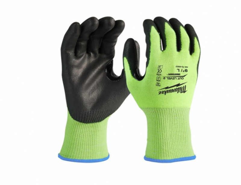 Рукавиці сигнальні з рівнем опору порізам 2, размер L/9-4932479923