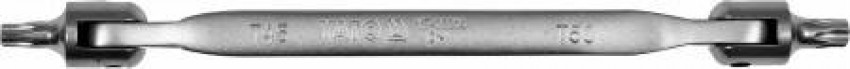 Ключ TORX 2-сторонній на шарнірах YATO: Т45 х Т50, L=243 мм, Cr-V-YT-05314
