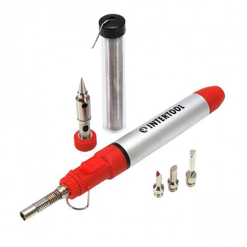 Мікропальник 12 мл, комплект аксесуарів 7 од. INTERTOOL GB-0005-GB-0005