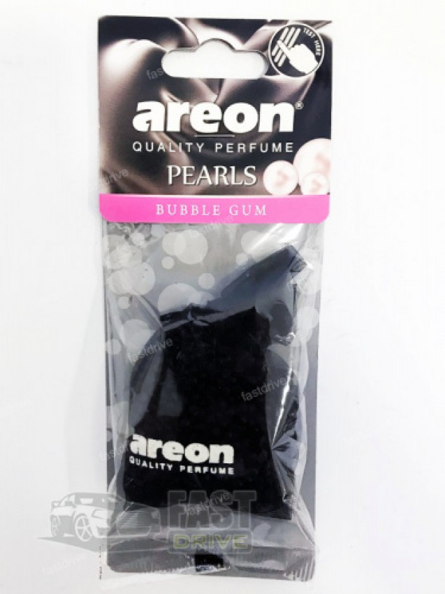 Ароматизатор AREON Pearls Бабл Гам Чорний (мішечок)-077224