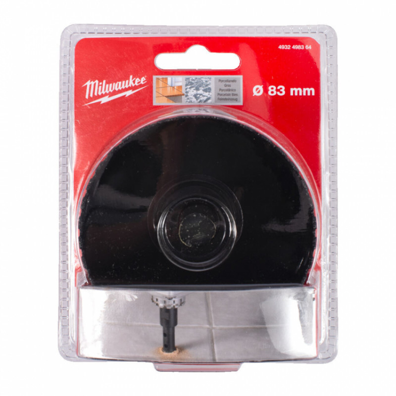 Коронка алмазна Diamond Max MILWAUKEE M14, діаметр 83мм (сухе свердління)-4932498364