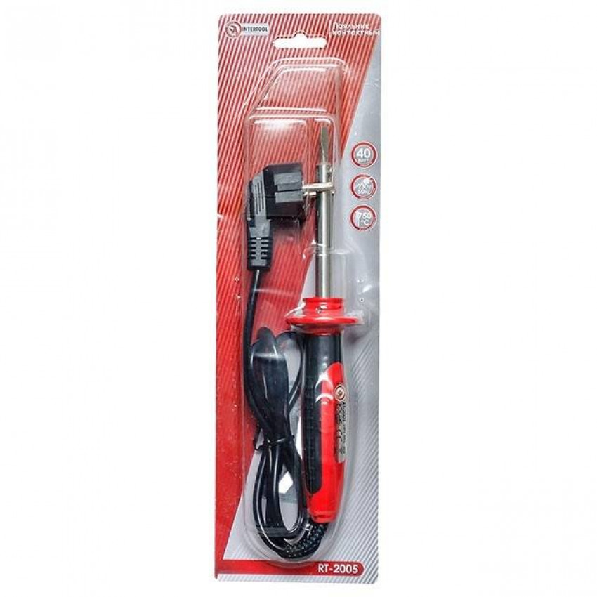 Паяльник контактний 40 Вт, 230 В, 750°С INTERTOOL RT-2005-RT-2005