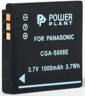 Акумулятор PowerPlant Panasonic CGA-S008, DB-70, DMW-BCE10 1000mAh-[articul]