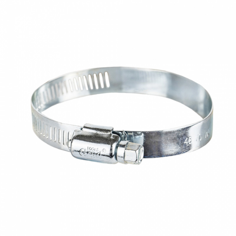 Хомут черв'ячний оцинкований 12,7 мм D46-70мм 10шт Grad (2511455)-2511455