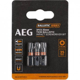 Біта ударна AEG AAK252TX30,  TX30, 25мм (3шт)-[articul]