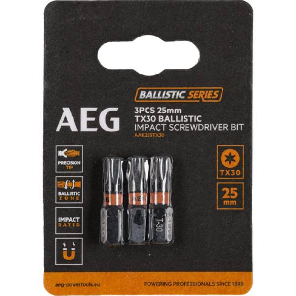 Біта ударна AEG AAK252TX30,  TX30, 25мм (3шт)-4932479176