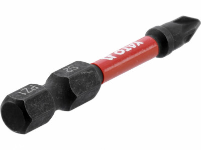 Насадка викруткова ударна YATO; PZ1 х 50 мм. шпиндель 6-гран- 1/4&quot;, 2 шт.[10]-[articul]