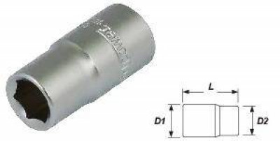 Головка 10мм 1/4&quot; 6гр-[articul]