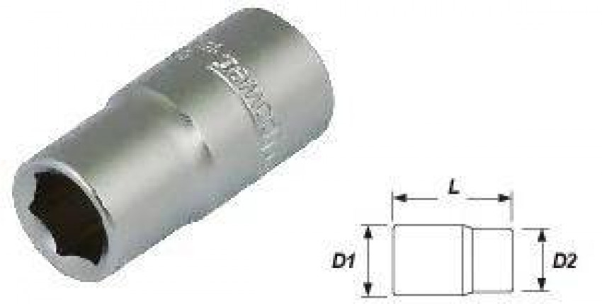 Головка 7мм 1/4" 6гр-16121-11-070S