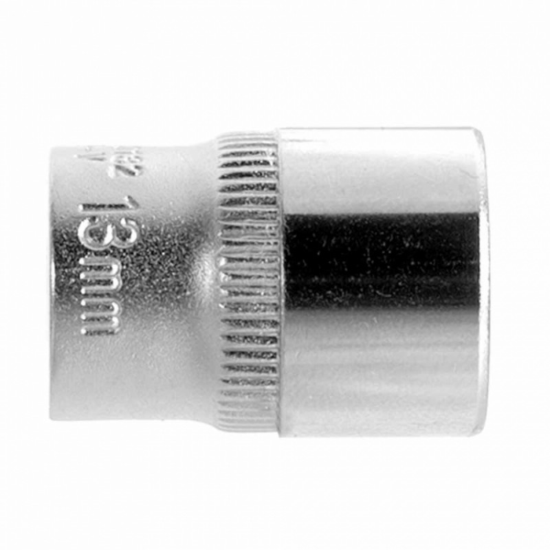 Насадка шестигранна коротка 1/4" 13мм CrV ULTRA (6060132)-6060132
