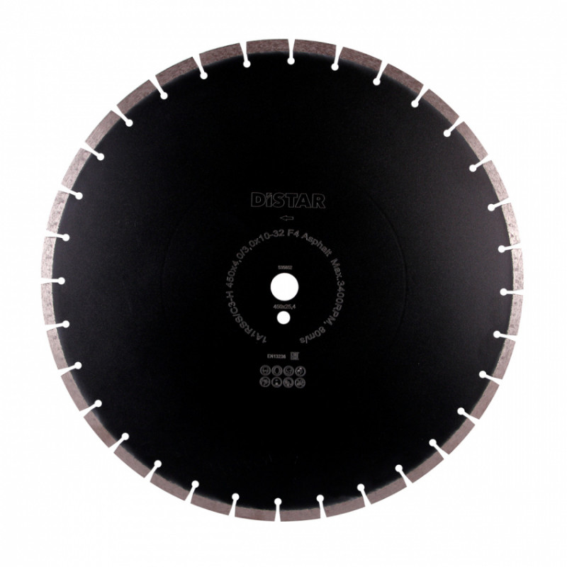 Круг алмазний вiдрiзний 1A1RSS/C3 450x4,0/3,0x10x25,4-11,5-32 HIT Asphalt-10170085106