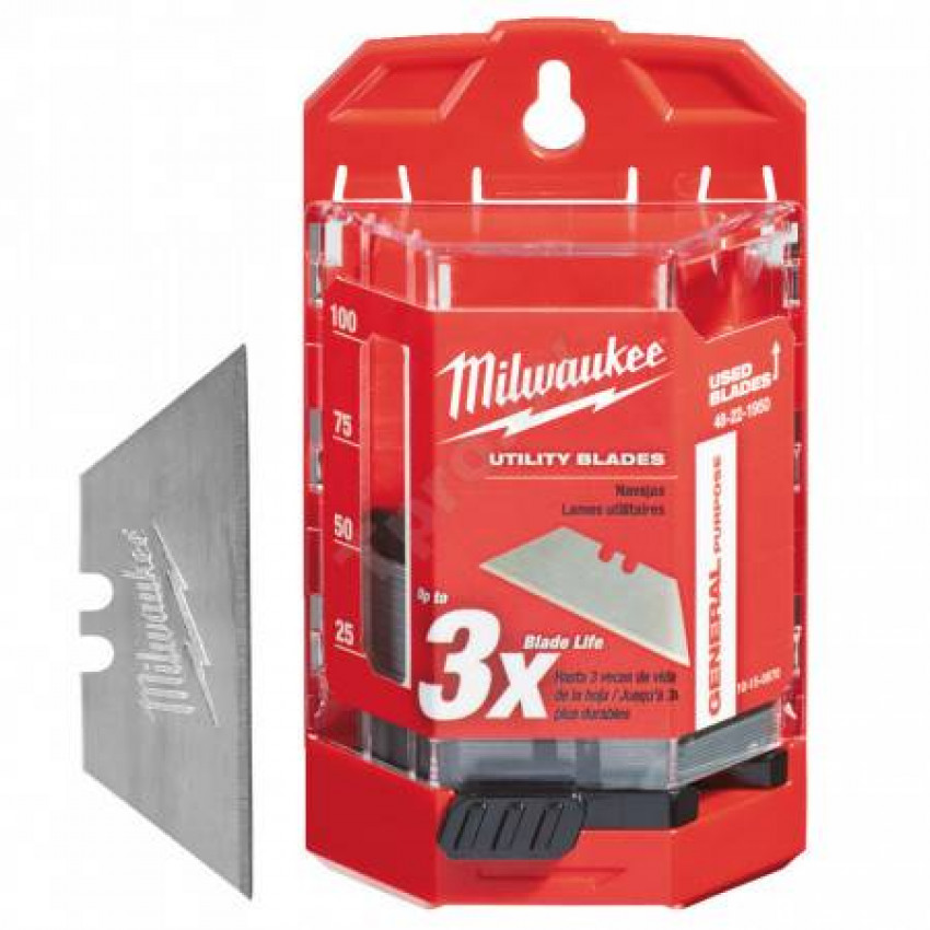 Леза змінні трапецієподібні універсальні MILWAUKEE, (1шт)-48221950 (1шт)