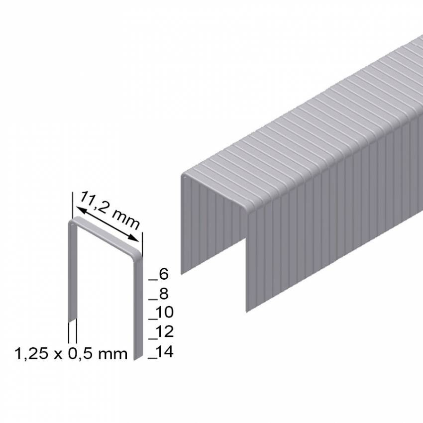 Скоба оббивна PREBENA PB-12-PB-12 x 0.6