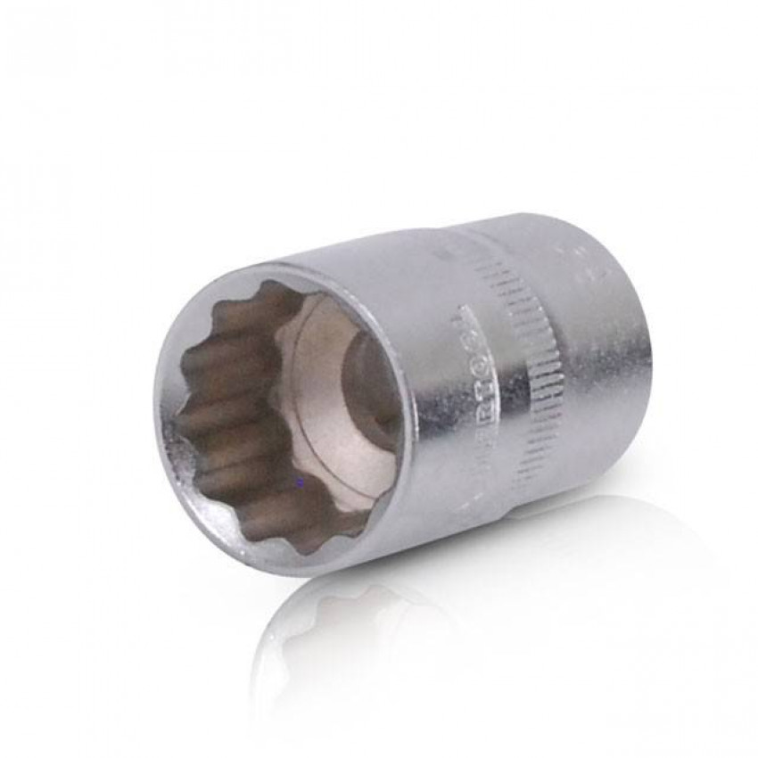 Головка дванадцятигранна 1/2", 20×38 мм, Cr-V STORM INTERTOOL ET-0220-ET-0220
