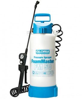 Оприскувач 5л FoamMaster FM50 піноутворювач, компр.підключення, тиск-3бар, спірал.шланг-[articul]