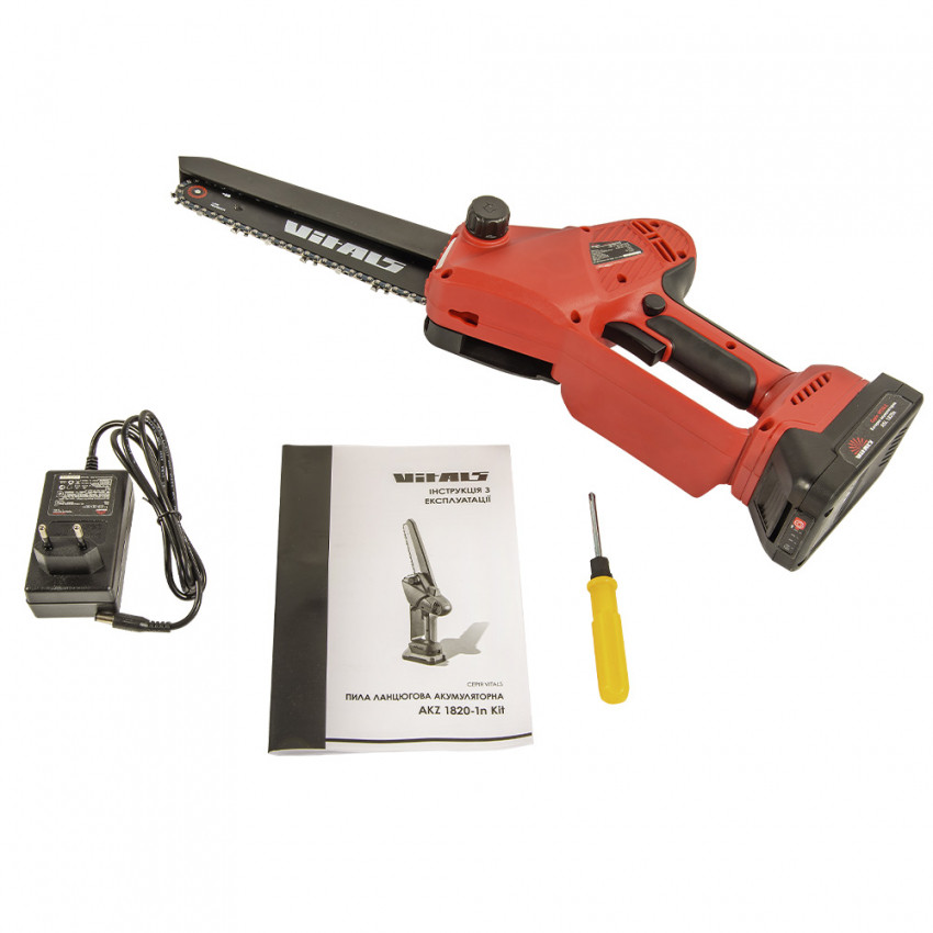 Пила ланцюгова акумуляторна Vitals AKZ 1820-1n Kit-223816