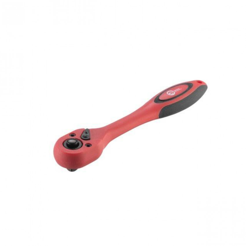 Рукоятка із храповим механізмом на 72 зуба 1/4" Cr-v.(Professional) INTERTOOL HT-2111-HT-2111
