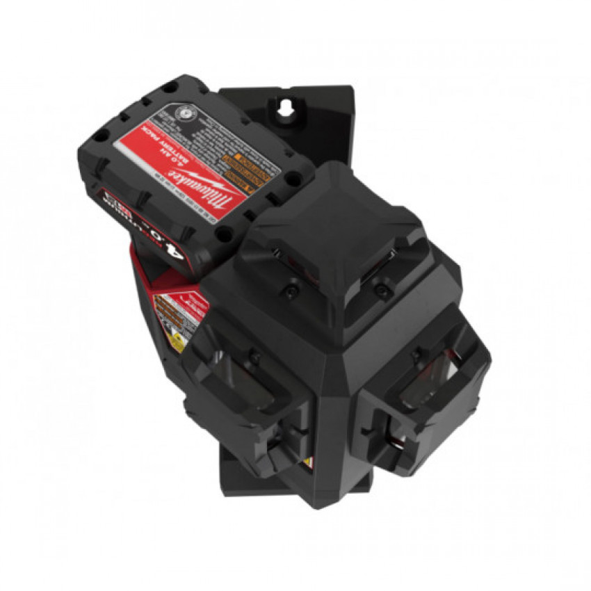 Нівелір лазерний акумуляторний 3D MILWAUKEE, M12 3PLSKIT-401P (ЗП+1ак.Х4Аг+обладнання+PACKOUT)-4933499379