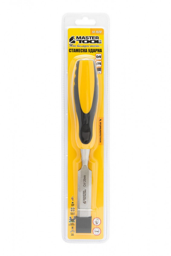 MasterTool Стаміска ударна 20мм, хром-ванадій, Арт.: 14-1520-14-1520