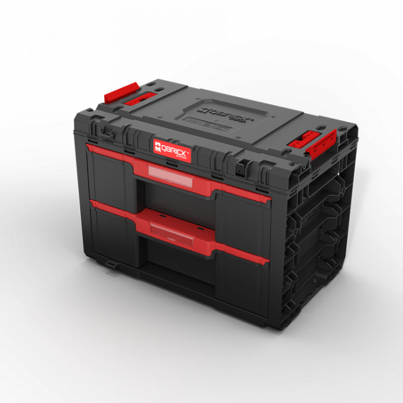 Ящик для інструментів QBRICK SYSTEM PRIME Drawer 2 Toolbox Basic IP66 Розмір: 542x 335 x 369-SKRQPRIMD2BCZAPG003