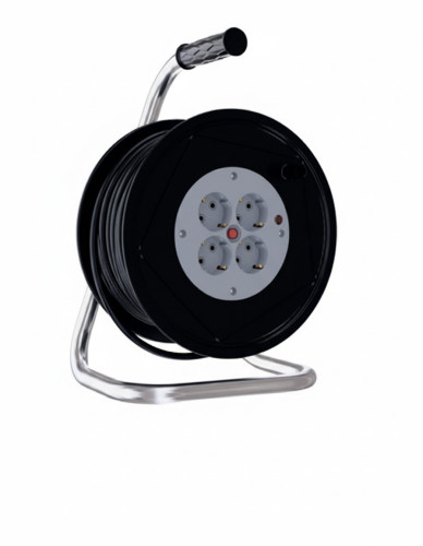 Подовжувач на котушці  з заземленням 3х1,0кв.мм 25м APRO-852075