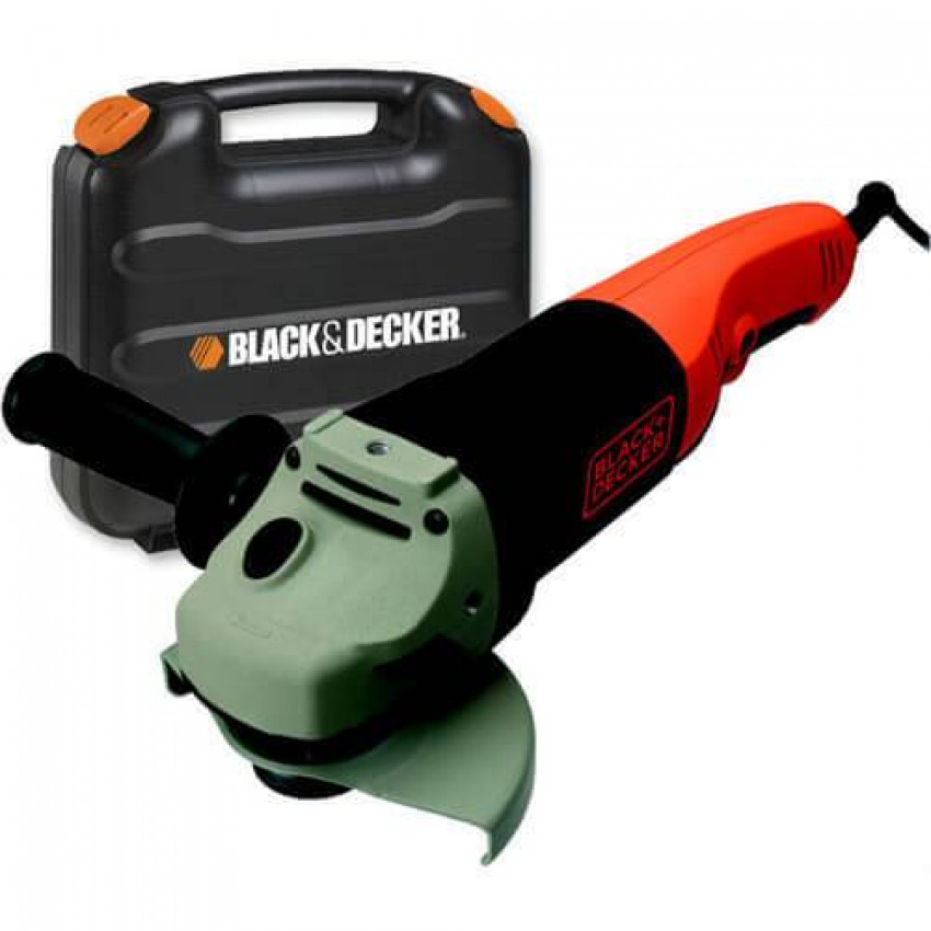 Шліфмашина кутова - болгарка мережева BLACK DECKER KG1202K-KG1202K