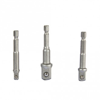 Набір перехідників до торцевих голівок 1/2", 1/4" та 3/8" 3 шт.-[articul]