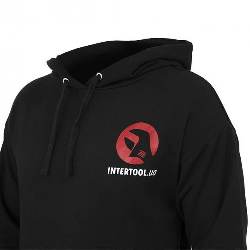 Худі чорний трикотаж арт. 8862 розм. XL INTERTOOL SP-4004-SP-4004