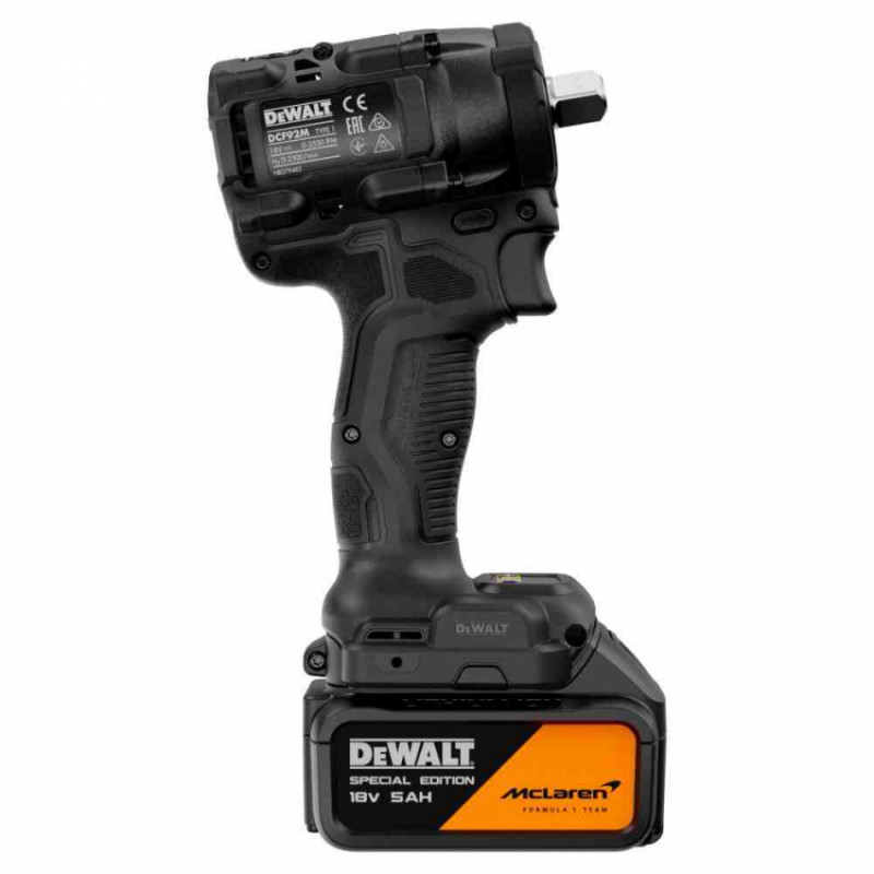 Гайкокрут ударний акумуляторний безщітковий McLaren F1 TEAM SPECIAL EDITION DeWALT DCF92MP2T-DCF92MP2T