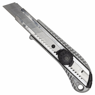 Ніж сегментний лезо 18мм корпус металевий гвинтовий замок GRAD (8215275)