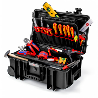 Валіза для інструментів KNIPEX "Robust26" Elektro, 00 21 33 E, укомплектована-[articul]