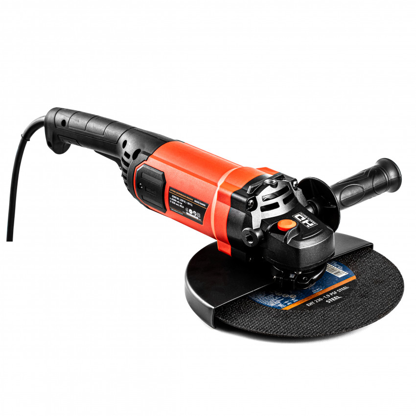 Кутова шліфмашина 230мм AG230/2300HD 2300Вт, 6500об/хв, пл.пуск-AG230/2300HD
