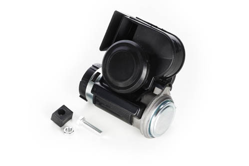 Сигнал пневматичний равлик12V 540Гц, 680Гц 115Дб чорний (компакт) (1шт) WTE-HO-PN08