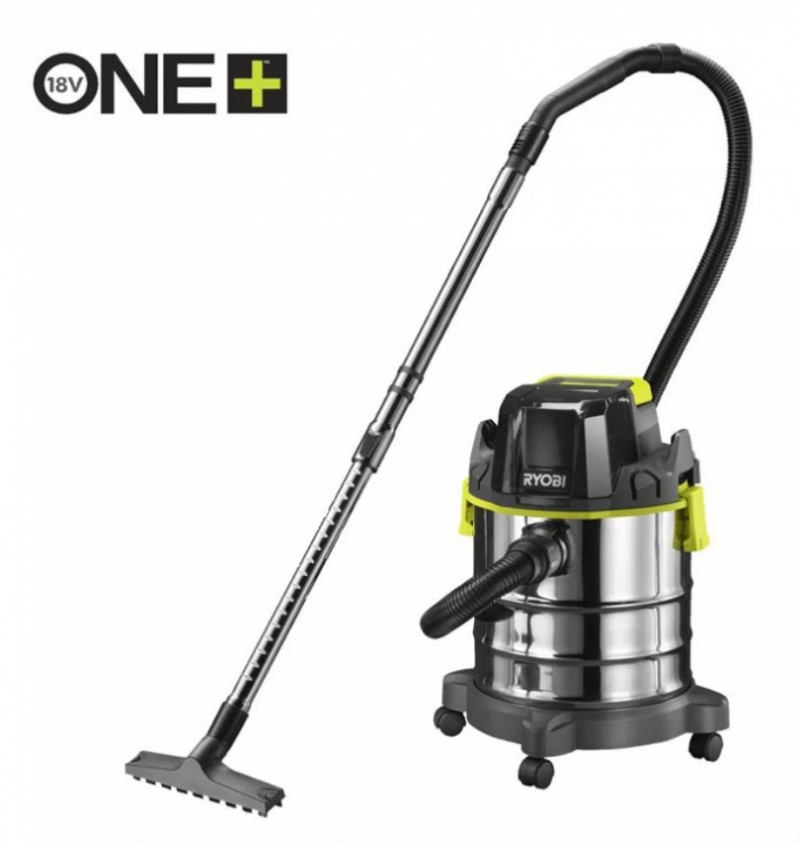 Пилосос акумуляторний будівельний RYOBI R18WDV-0 ONE+-5133004724