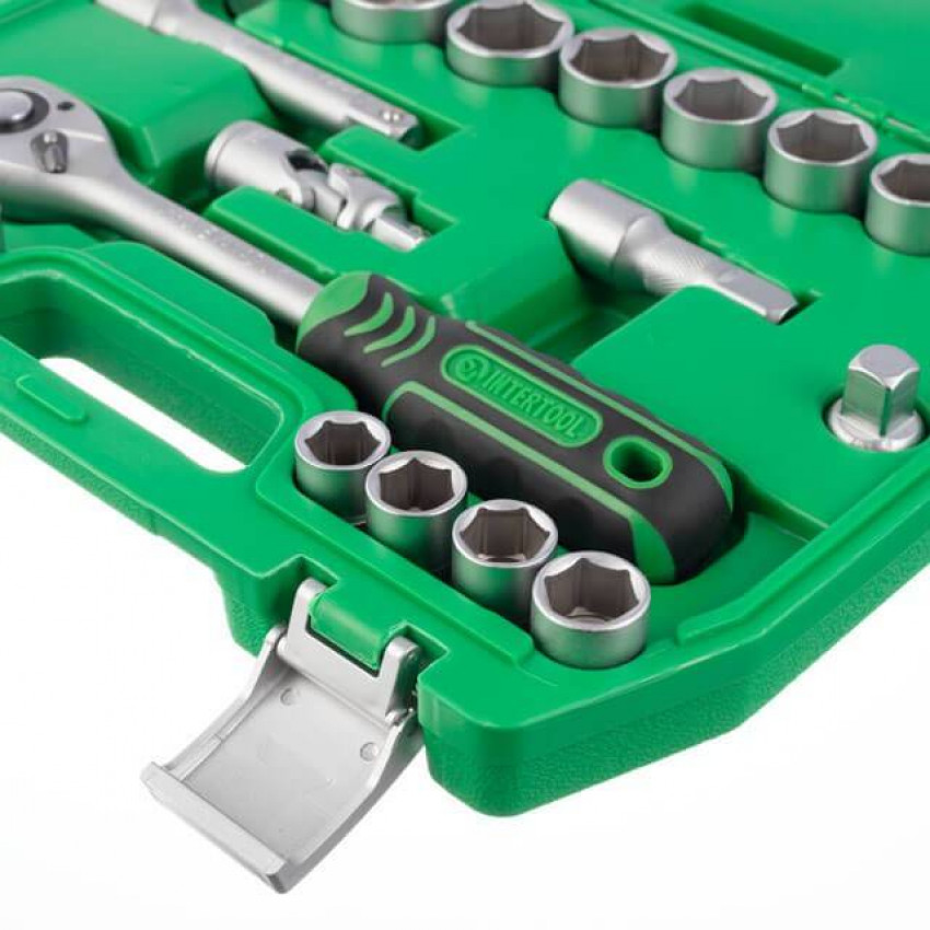 Набір інструментів 21од., 1/2" INTERTOOL ET-6021SP-ET-6021SP