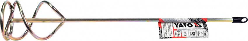 Ключ TORX Г-подібний 2-сторонній YATO Cr-V, Т7, 16 х 71 мм-YT-05491