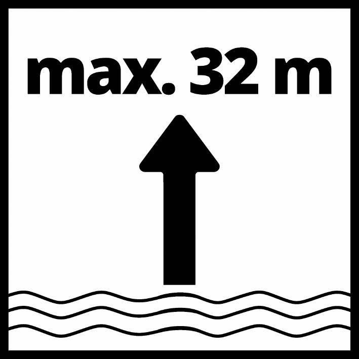 Заглибний насос високого тиску, 900 Вт, 6000 л / год, висок. 32 м, глибина. 6 м GC-DW 900 N-GC-DW 900 N