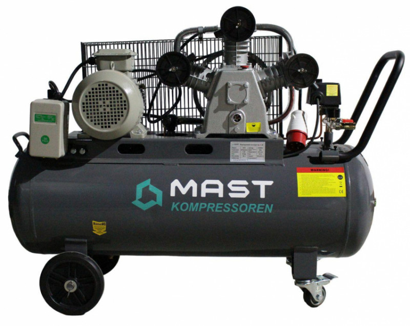 Поршневий компресор MAST TA65/100L 400V 12.5BAR-TA65/100L 400V 12.5BAR