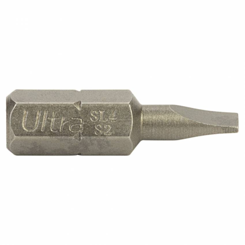 Біти SL4×25мм ¼" 10шт S2 (блістер) ULTRA (4014522)-4014522