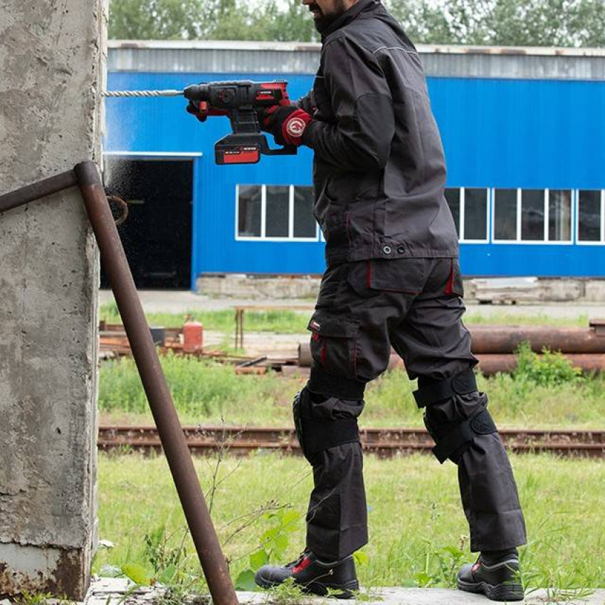 Брюки робочі, 80% поліестер / 20% бавовна, щільність 260 г/м², L INTERTOOL SP-3013-SP-3013