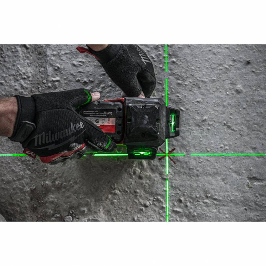Лазерний 3D нівелір акумуляторний MILWAUKEE, M12 3PL-0C (кейс)-4933478103