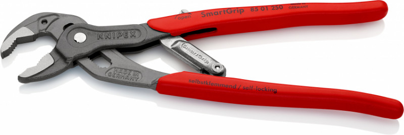 Високотехнологічні сантехнічні кліщі KNIPEX SmartGrip 85 01 250 SB (автоматичне налаштування)-85 01 250 SB