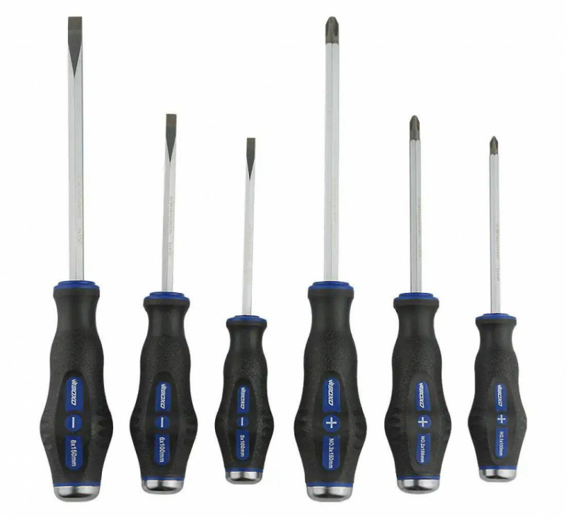 Набір ударних викруток BOXO (6 елементів)-07-00-55